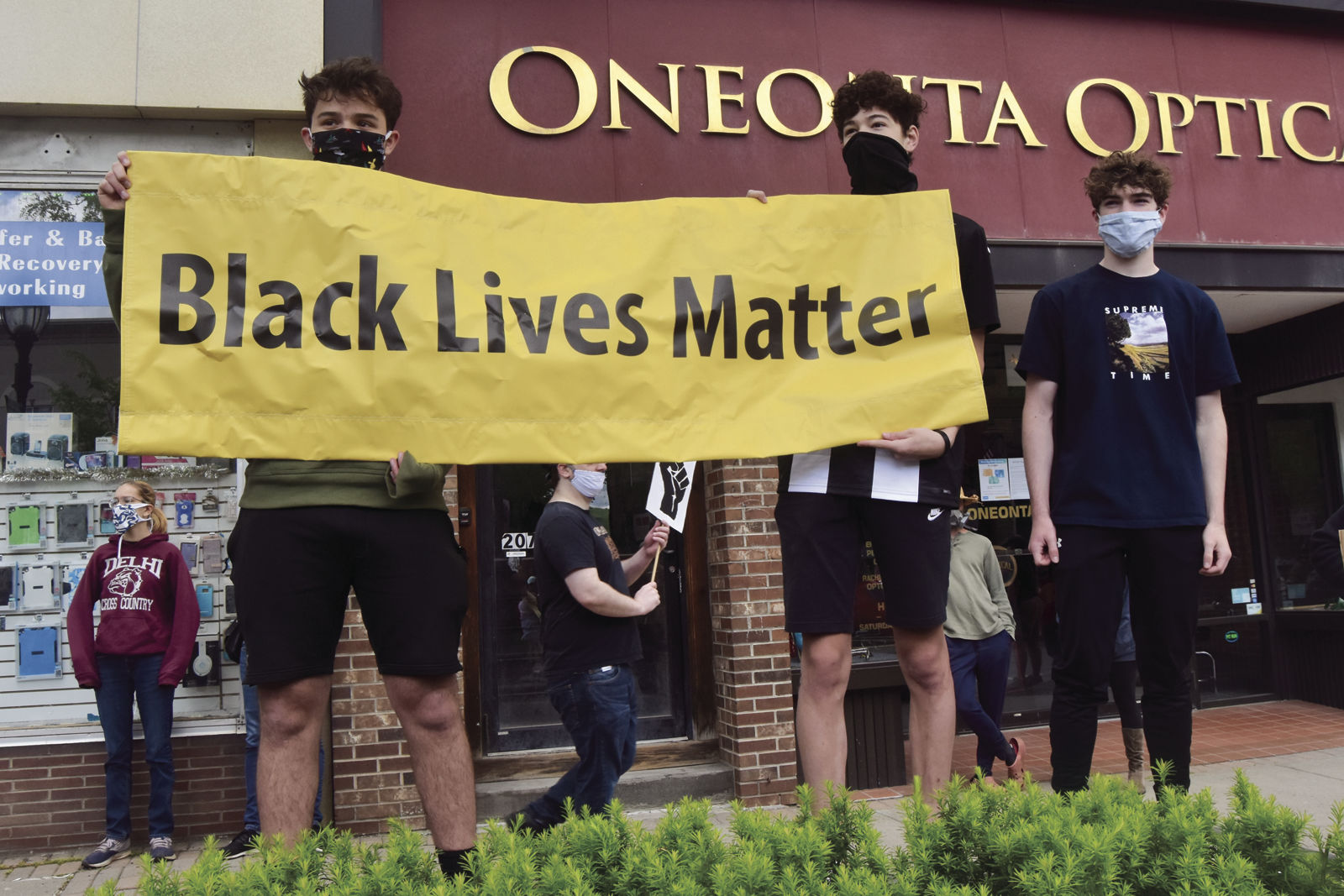 Hundreds attend 'Justice for George Floyd' rally in Oneonta